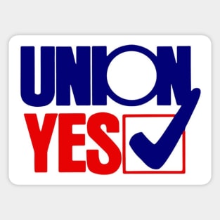 Union YES Sticker